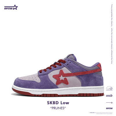 SKBD Low  -  Sneakers  -  Prunes  - Pigskin Women's  and  Men's Shoes - SL013F