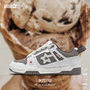 SKBD PRO-Sneakers-Rum Ice Cream- Action leather aWomen's and Men's Shoes SP027F