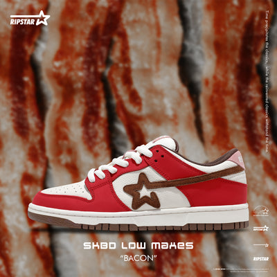 SKBD Low - Sneakers - Bacon - Action  leather  Women's and Men's Shoes  SL031F