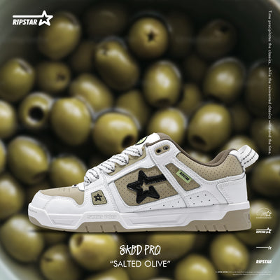 SKBD PRO-Sneakers-Salted Olive- Action leather and Microfiber Women's and Men's Shoes SP026F