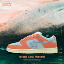 SKBD Low-Sneakers-Orange Emerald- Cow Suede Women's and Men's Shoes SL026F