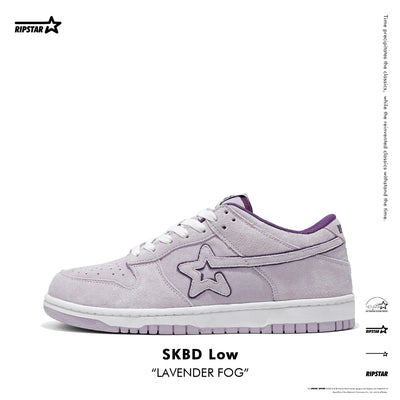 SKBD Low - Sneakers - Lavender Fog - Cow Suede Women's and Men's Shoes SL018F