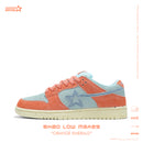 SKBD Low-Sneakers-Orange Emerald- Cow Suede Women's and Men's Shoes SL026F