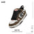 SKBD PRO-Sneakers-Cinnamon Mocha- Action leather and Microfiber Women's and Men's Shoes SP023F