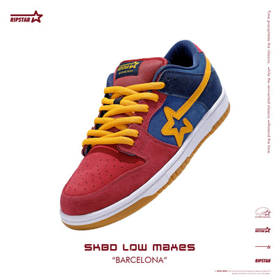 SKBD Low-Sneakers-Barcelona- Cow Suede and Action Leather Women's and Men's Shoes SL015F