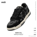 SKBD Chic-Sneakers-Metallic Black-Cow Suede and Fabric Women's and Men's Shoes SP025F