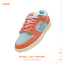 SKBD Low-Sneakers-Orange Emerald- Cow Suede Women's and Men's Shoes SL026F