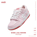 SKBD Low-Sneakers-Rose Pink- Action leather Fabric Women's and Men's Shoes-SL033F