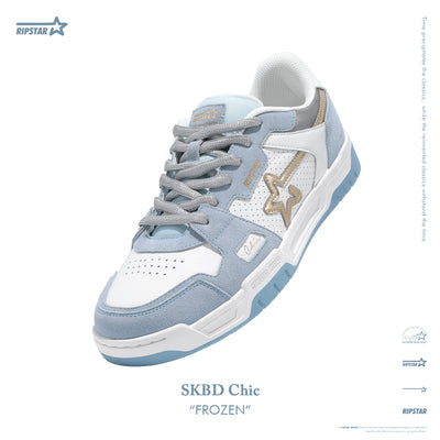 SKBD Chic-Sneakers-Frozen-Cow Suede and Action leather Women's and Men's Shoes SP013F