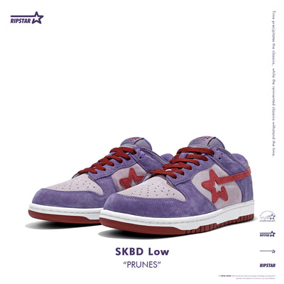 SKBD Low  -  Sneakers  -  Prunes  - Pigskin Women's  and  Men's Shoes - SL013F