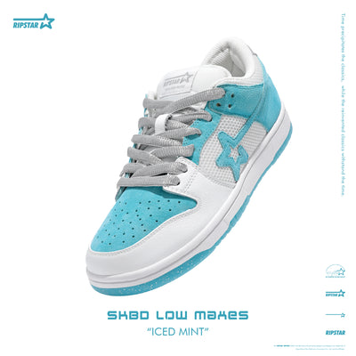 SKBD Low-Sneakers-Ice Mint- Action leather Women's and Men's Shoes-SL057F