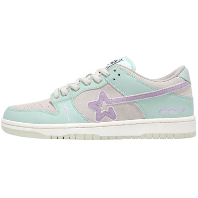 SKBD Low-Sneakers-Digital Mint- Action leather and Fabric Women's and Men's Shoes-SL060F