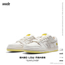 SKBD Low-Sneakers-Sun Flower- Canvas and Cow Suede Women's and Men's Shoes-SL038F