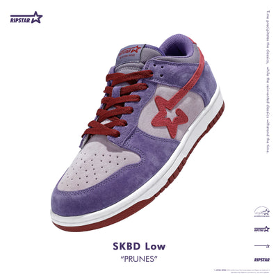 SKBD Low  -  Sneakers  -  Prunes  - Pigskin Women's  and  Men's Shoes - SL013F