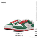 SKBD Low -Sneakers-Watermelon-Action Leather and Cow Suede Women's and Men's Shoes SL017F