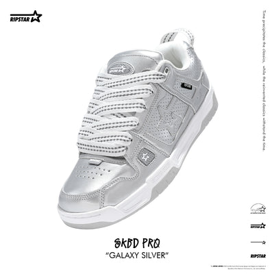 SKBD Pro -Sneakers-Galaxy Silver-Action Leather and Microfiber Women's and Men's Shoes SP007F