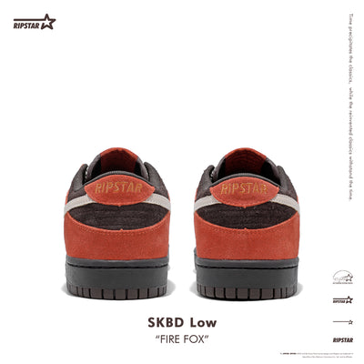 SKBD Low-Sneakers-Fire Fox- Cow Suede and Action Leather Women's and Men's Shoes SL022F