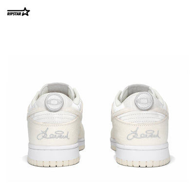 SKBD Low -Sneakers- Polar White-Cow leather and Fabric Women's and Men's Shoes SL009W/M