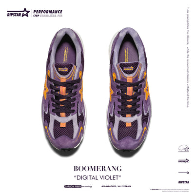 Performance-Running -Digital Violet-Pigskin and Fabric Women's and Men's Shoes PB001F