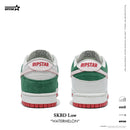 SKBD Low -Sneakers-Watermelon-Action Leather and Cow Suede Women's and Men's Shoes SL017F