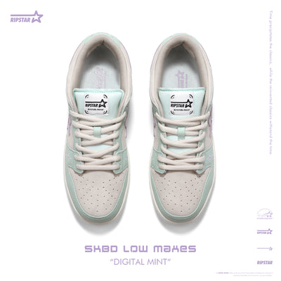 SKBD Low-Sneakers-Digital Mint- Action leather and Fabric Women's and Men's Shoes-SL060F