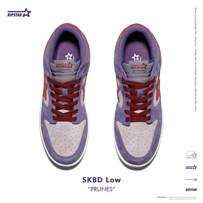 SKBD Low  -  Sneakers  -  Prunes  - Pigskin Women's  and  Men's Shoes - SL013F