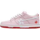 SKBD Low-Sneakers-Rose Pink- Action leather Fabric Women's and Men's Shoes-SL033F