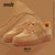 BK-01-Sneakers- Wheat-Cow leather Women's and Men's Shoes BK012W/M