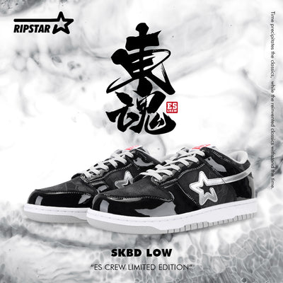 SKBD Low -Sneakers- East Soul Crew-Cow leather and Fabric Women's and Men's Shoes SL004W/M