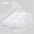 BK-01-Sneakers-Pure White-Cow leather Women's and Men's Shoes BK011W/M