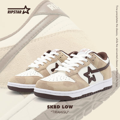 SKBD Low-Sneakers- Tiramisu-Cow leather and Cow Suede Women's and Men's Shoes SL002W/M