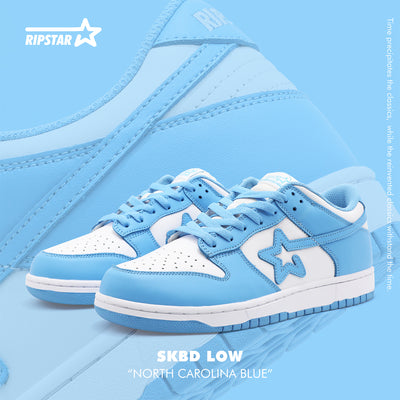 SKBD Low -Sneakers- North Carolina Blue-Cow leather Women's and Men's Shoes SL001W/M