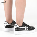 BK-01-Sneakers- Tweed Black-Women's and Men's Shoes BK013W/M