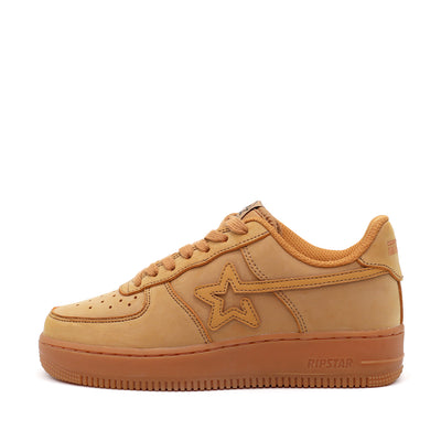 BK-01-Sneakers- Wheat-Cow leather Women's and Men's Shoes BK012W/M