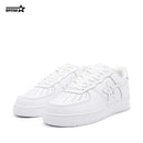 BK-01-Sneakers-Pure White-Cow leather Women's and Men's Shoes BK011W/M