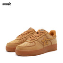 BK-01-Sneakers- Wheat-Cow leather Women's and Men's Shoes BK012W/M