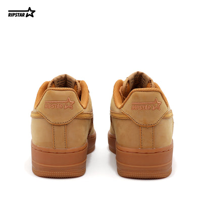 BK-01-Sneakers- Wheat-Cow leather Women's and Men's Shoes BK012W/M