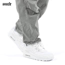 Air Column-Sneakers- Pure White-Mesh and PU Men's shoes AC001W/M