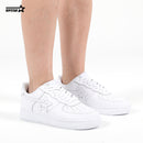 BK-01-Sneakers-Pure White-Cow leather Women's and Men's Shoes BK011W/M