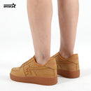 BK-01-Sneakers- Wheat-Cow leather Women's and Men's Shoes BK012W/M